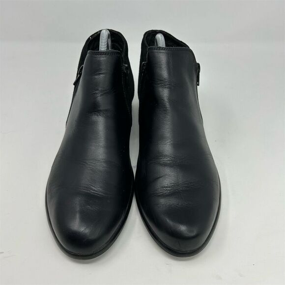 Naot Black Leather Ankle Booties Zip Closure Comfortable Size 41 (US 10-10.5) - Picture 4 of 11